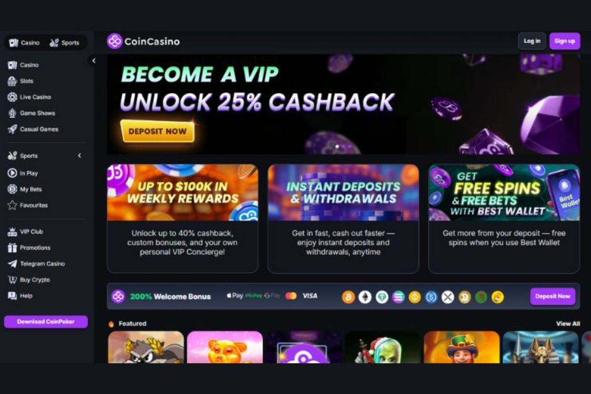 coincasino Case de Pariuri
